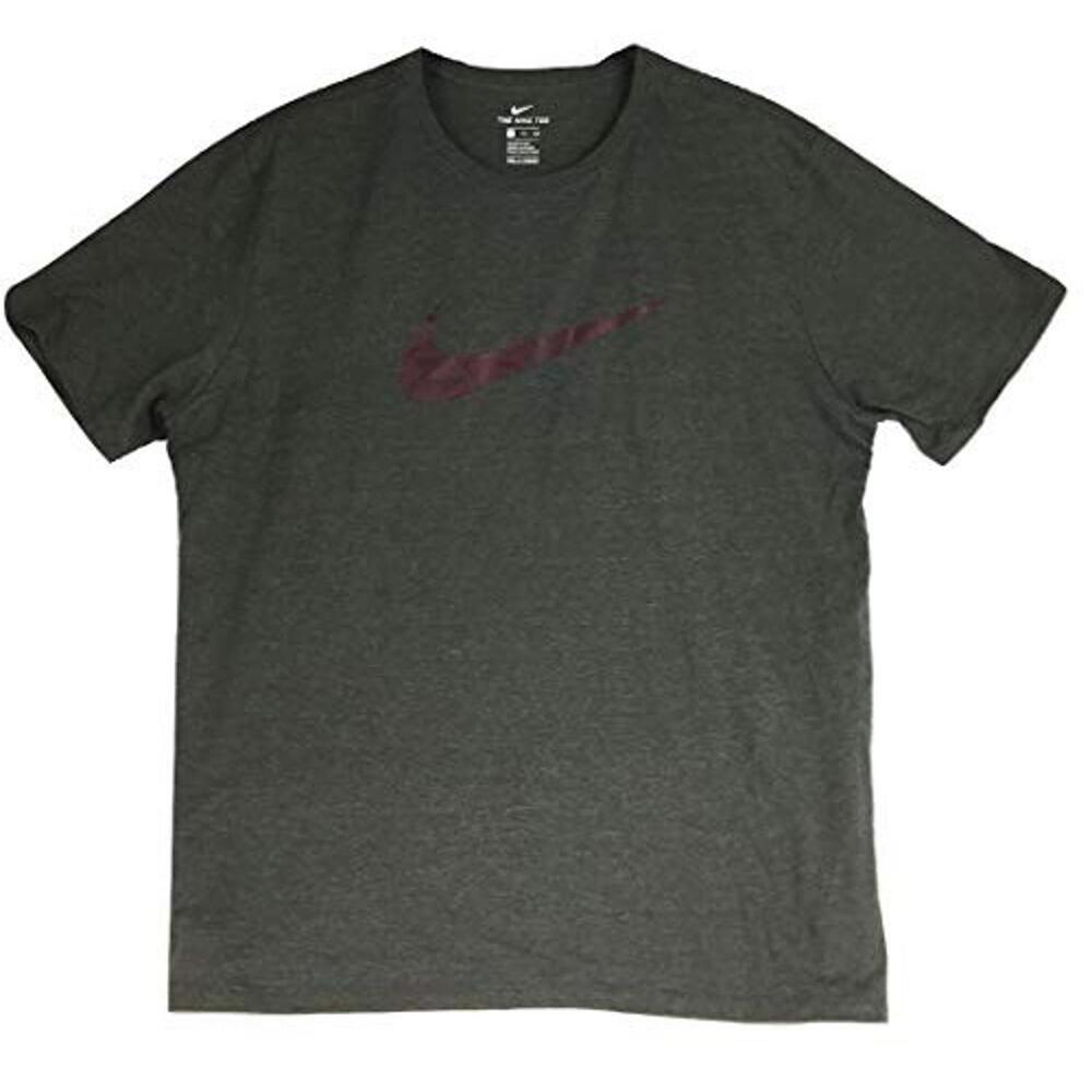 Nike Men's Graphic Athletic Cut Tee Shirt Dark Gray/Purple 2XL AO2991-071